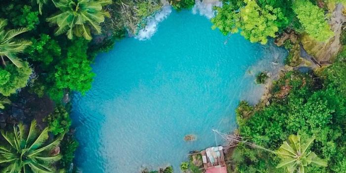 1080x1920 Island Palm Trees Top View Wallpaper - [1080x1920]