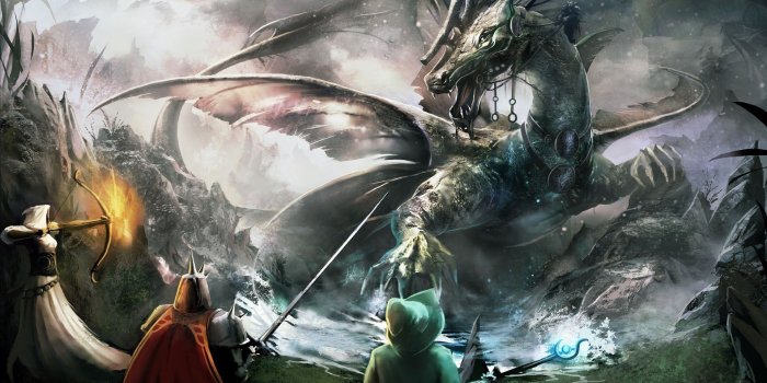 1920x1080 3353884 1920x1080 Trine 2, Bow, Dragon, Sword, Staff wallpaper and