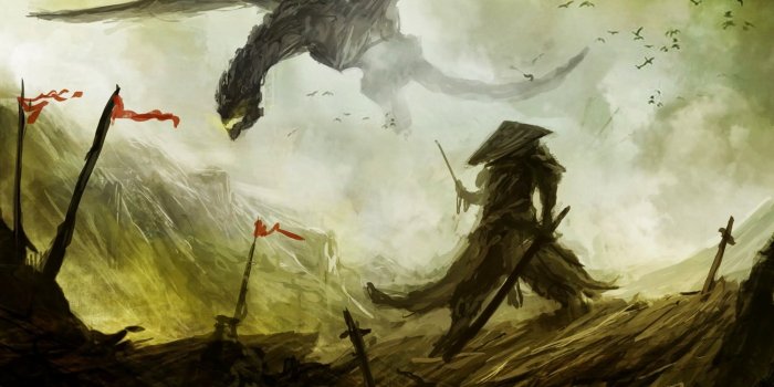 2048x1195 2965139 dragon sword artwork wallpaper and background | Fantasy