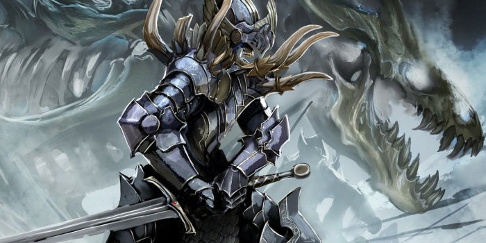 1332x850 Wallpaper dragon, sword, armor, Skeleton images for desktop, section