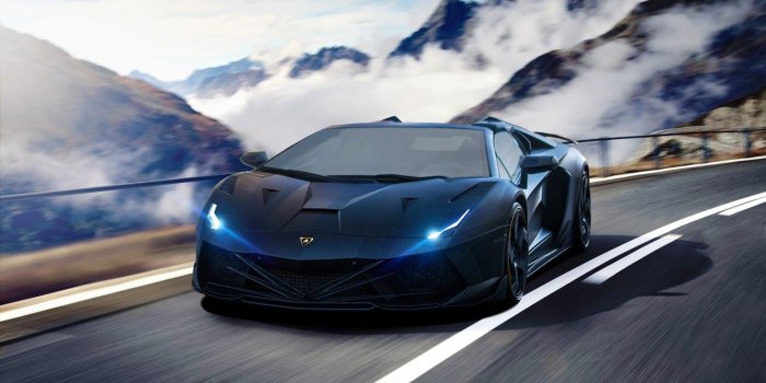 1332x850 Wallpaper Lamborghini, Speed, Front, Tuning, Aventador, Road