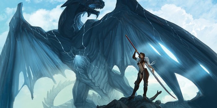 1920x1080 4584656 #fantasy art, #animals, #blue, #brunette, #fantasy girl
