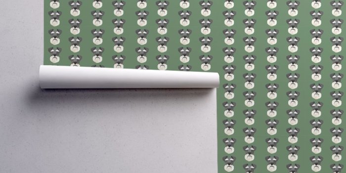 1024x1024 schnauzer head fabric dog head fabric dogs pets pet fabric - medium