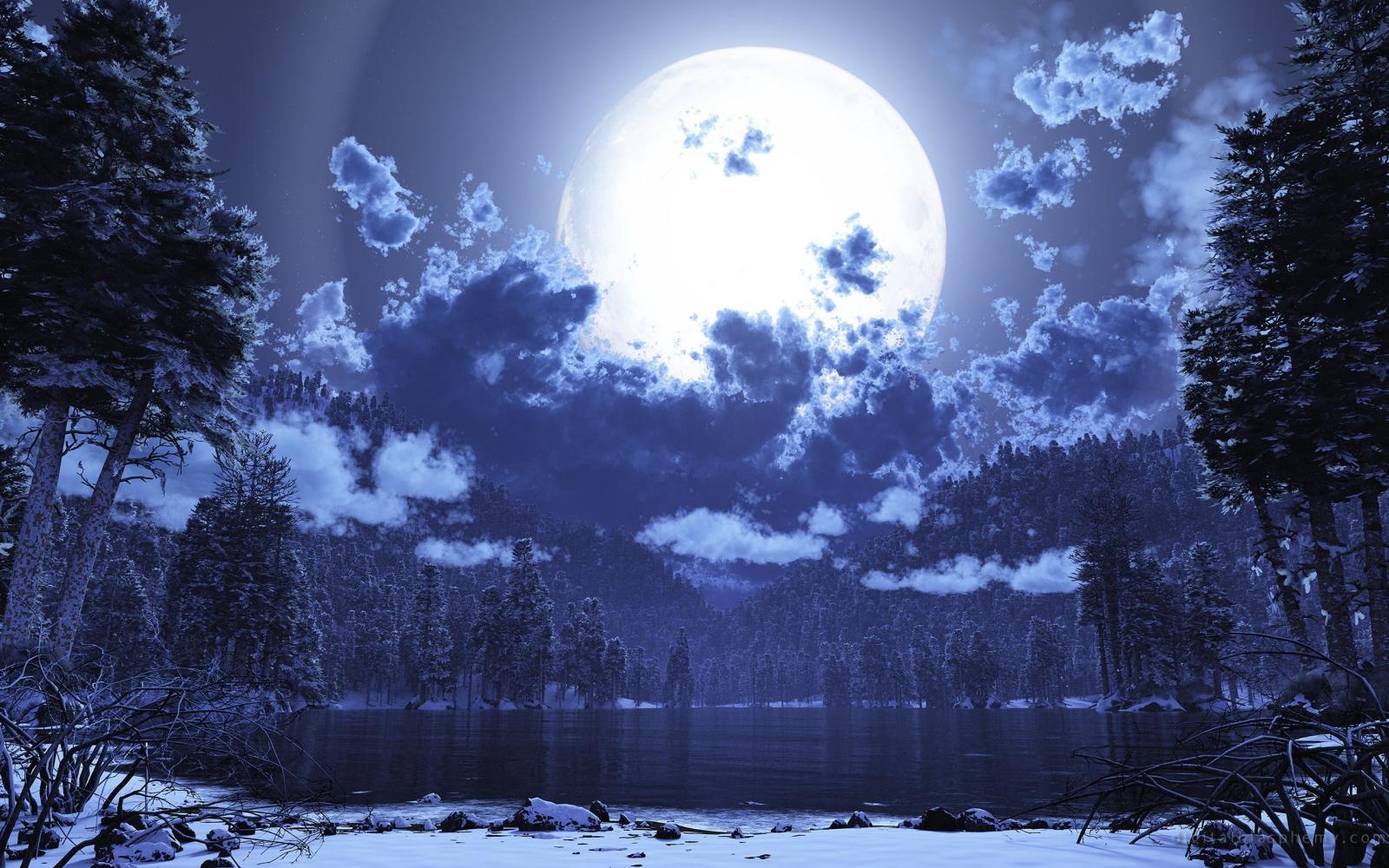 2560x1600 Winter Moon Wallpapers - Top Free Winter Moon Backgrounds