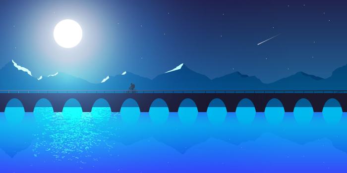 3840x2160 Winter Moon Night Landscape 4K Wallpapers | HD Wallpapers | ID #27189