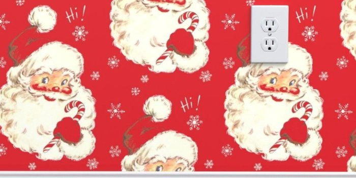 1024x1024 Hi Santa! Christmas real red Vintage on Isobar by parisbebe