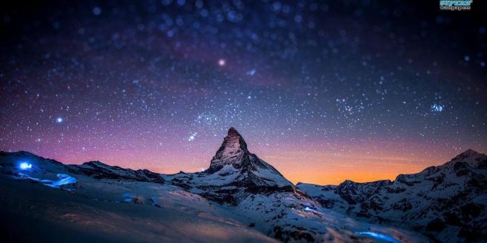 1366x768 Starry Night Sky Wallpapers - Wallpaper