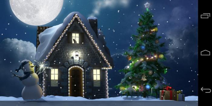 1280x768 Download apk Winter Moon Night for android