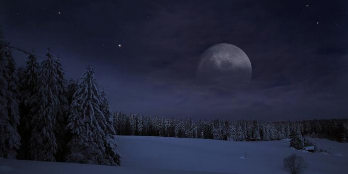 1600x1000 Winter Moon Snow (id: 64612) | BUZZERG