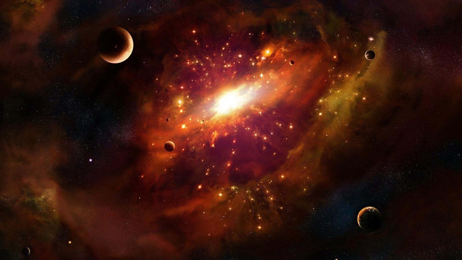 1920x1080 Red Galaxy Wallpapers HD