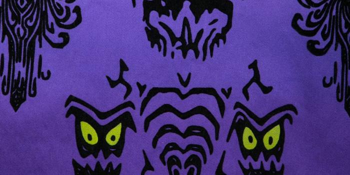 1000x1000 The Haunted Mansion Wallpaper Surplice Dress for Women