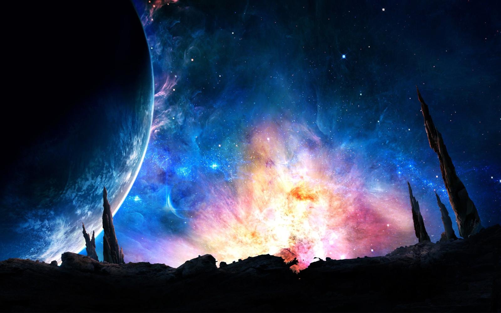 2880x1800 Galaxy Digital Universe - Galaxy Wallpaper For Laptop, Hd Wallpapers