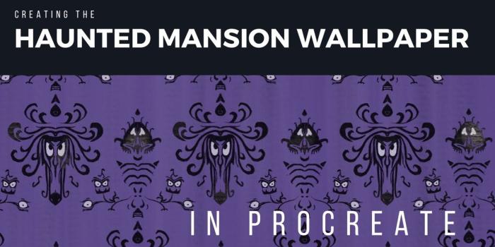1280x720 Creating the Haunted Mansion Wallpaper in Procreate
