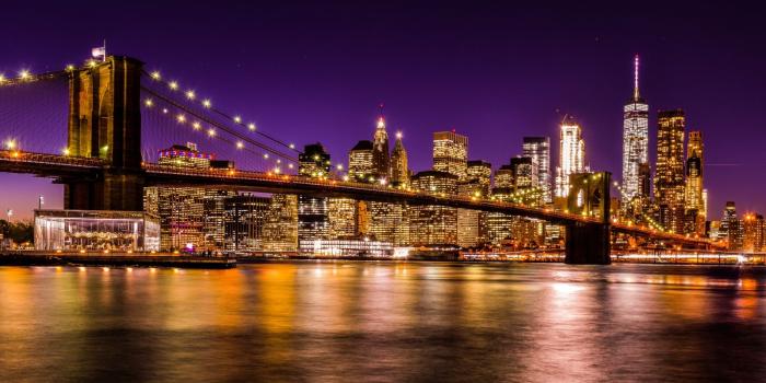 1600x900 brooklyn bridge at night 2 wallpaper 1600x900 - Beautiful Things