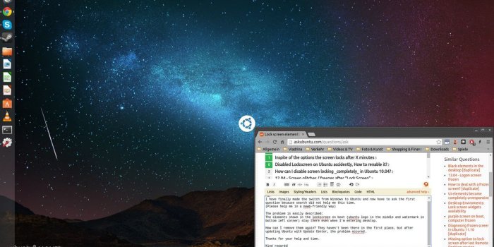1280x720 unity - Lock screen elements & Wallpaper frozen - Ask Ubuntu