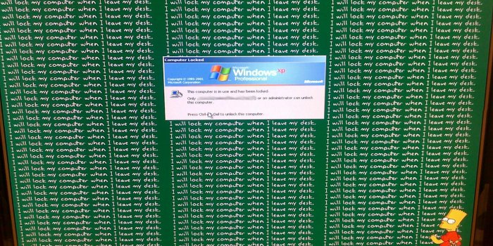 2048x1536 So my boss works in information security, and he forgot to lock his