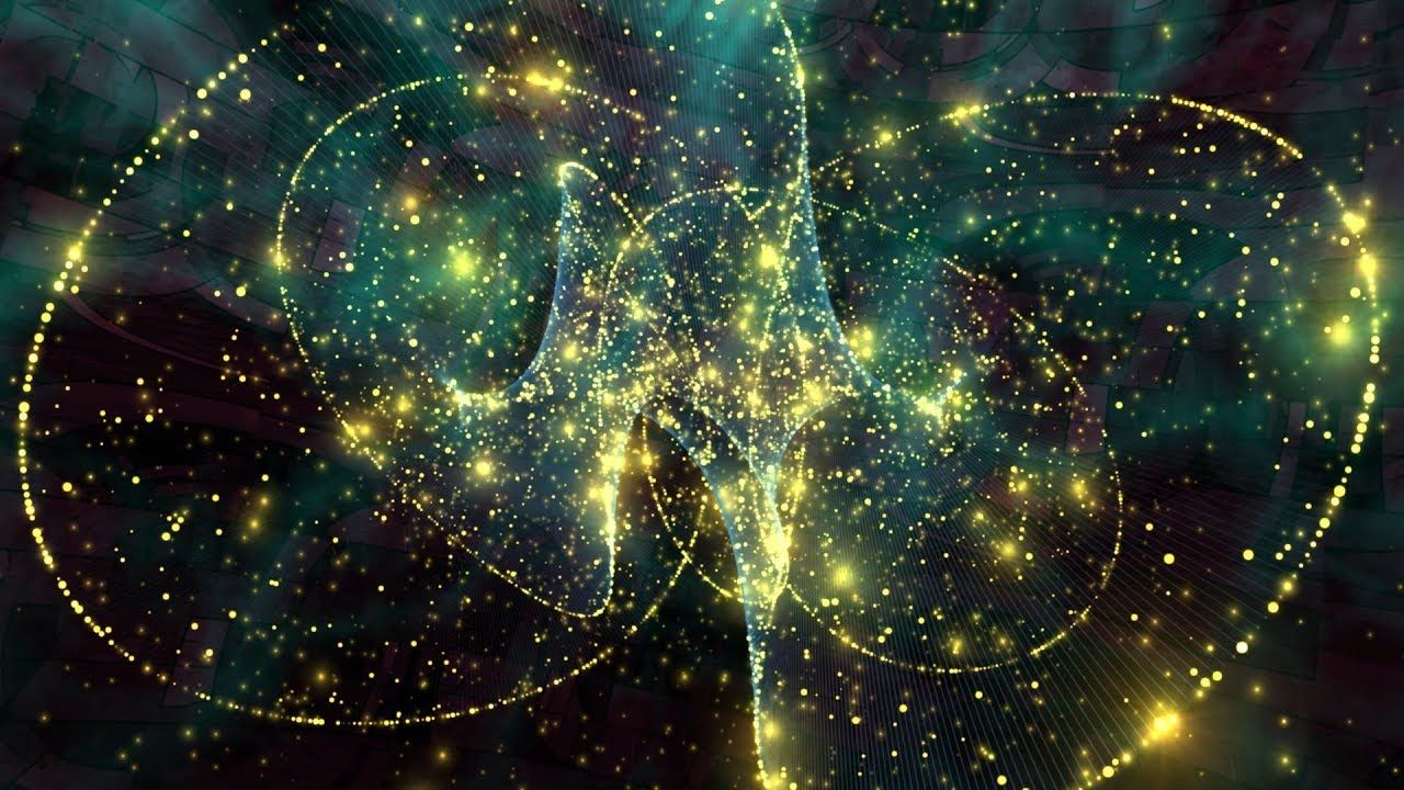 1280x720 4K Moving Background - 3D Sparkling Torus Twist #AAVFX Live Wallpaper