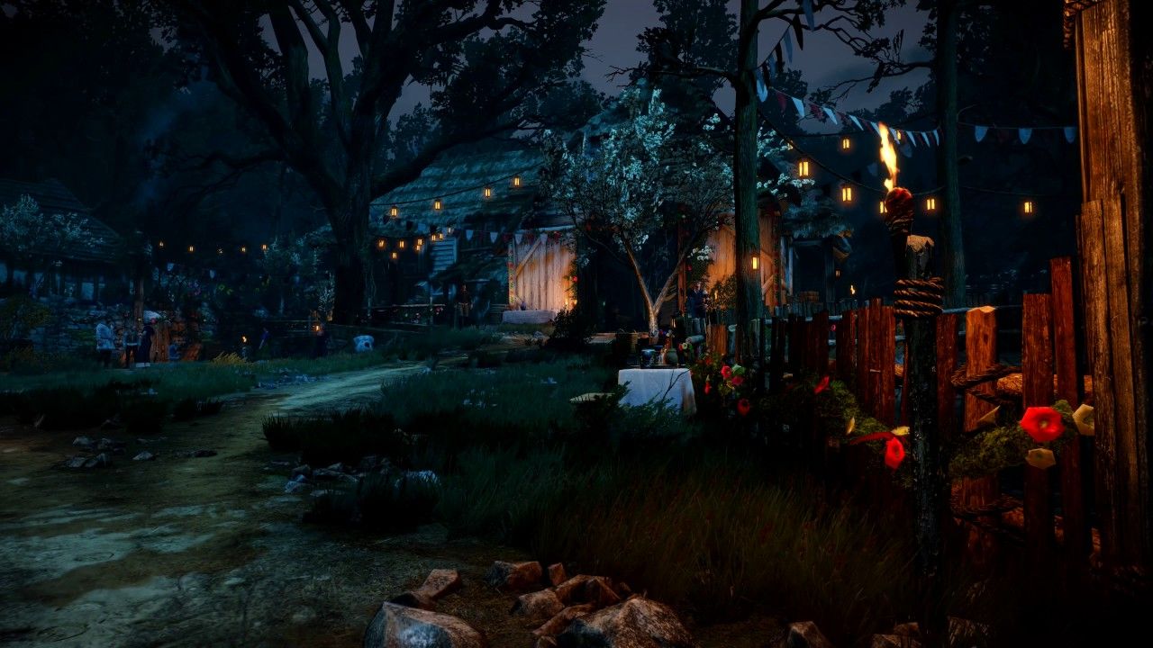 1280x720 Medieval 4k Background - A Medieval Festival Witcher 3 Dreamscene