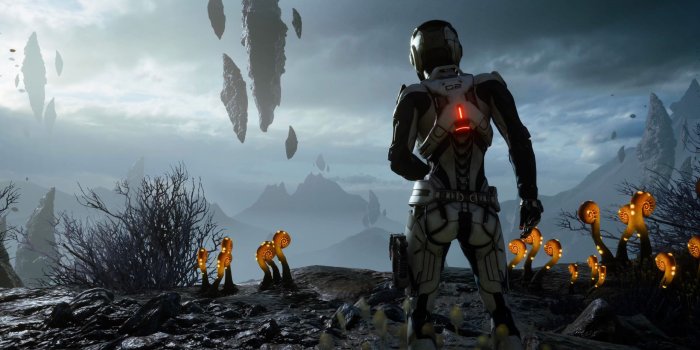 2560x1440 Download 2560x1440 Wallpaper Mass Effect: Andromeda Gameplay, Dual