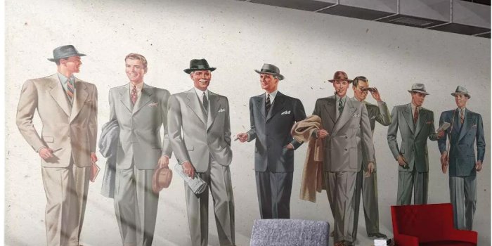 1034x854 WDBH 3d wallpaper custom photo European retro hand-painted men s suit  clothing store room home decor 3d wall murals wallpaper for walls 3 d