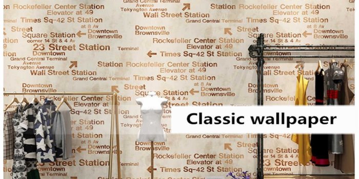 1000x800 beibehang Letter wall paper nostalgic stereo personality fashion bedroom  coffee restaurant clothing store papier peint wallpaper