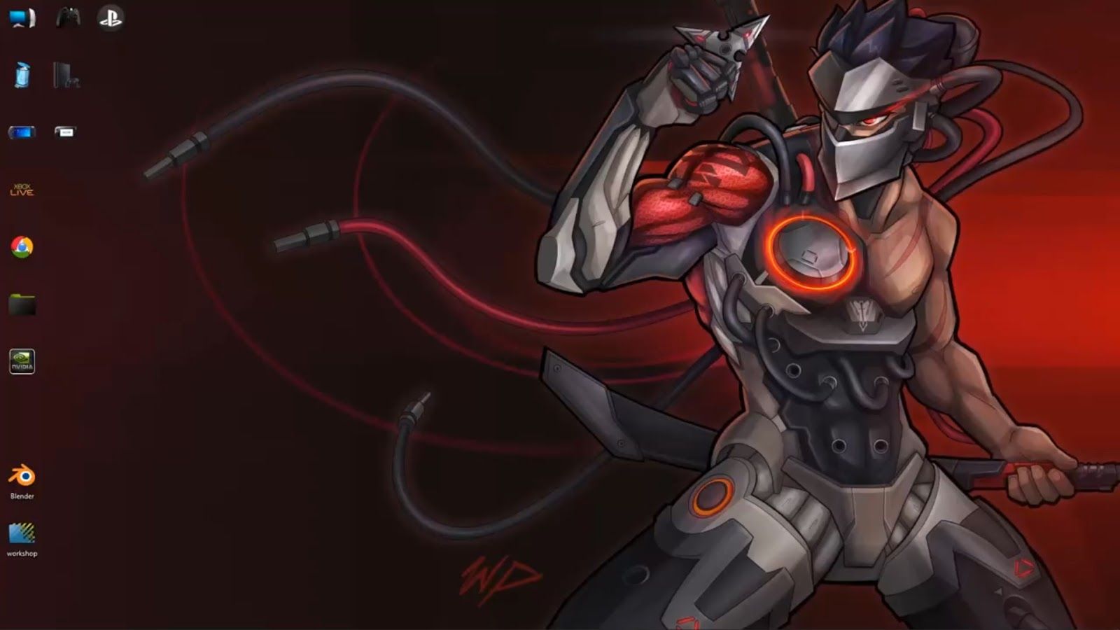 1600x900 genji overwatch 4k live wallpaper free download - wallpaper engine