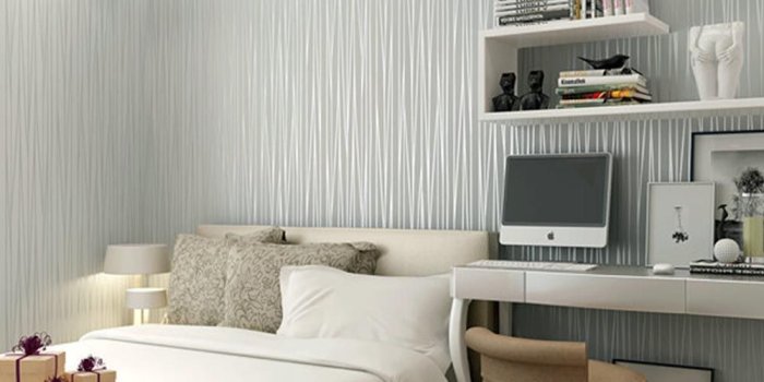 1000x1000 Plain Solid Color 3d Stripe Nonwovens Wallpaper Home Improvement