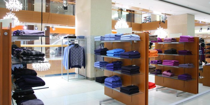 1600x1138 Clothes neatly in clothing store 50059 - Fantasy Landscape cartoon