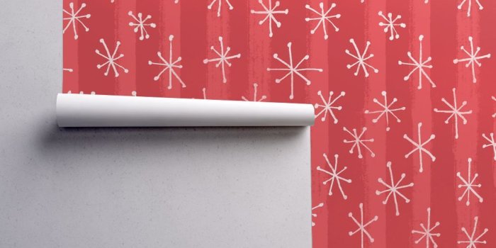 1024x1024 Vintage Holiday Sparkles - Cinnamon Red on Isobar by tarynosaurus