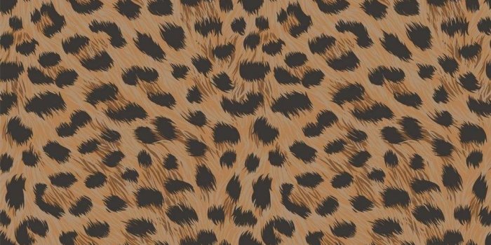 1000x1000 Fine Decor Furs Leopard Animal Print Wallpaper Natural Orange, Black  (FD30681)