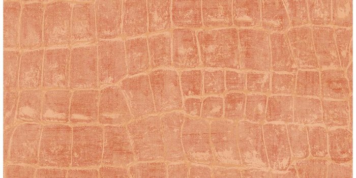 1000x1000 Curacao Rust Orange Faux Crocodile Wallpaper