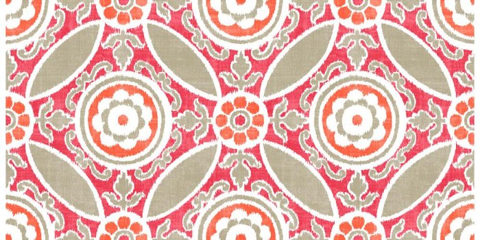 1000x1000 Maya Pink Medallion Wallpaper Sample