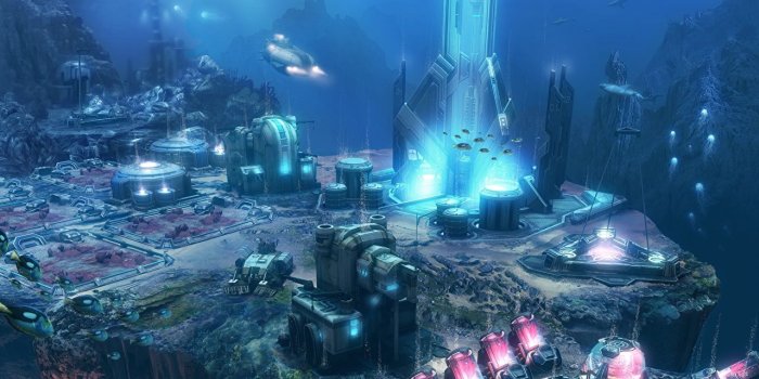 1280x720 Wallpaper Anno Underwater world 2070 deep ocean Fantasy 3D Graphics