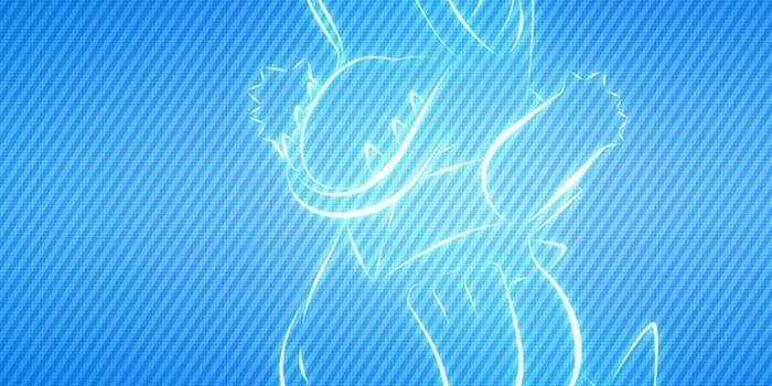 720x1280 Download wallpaper 720x1280 pokemon, background, blue, totodile