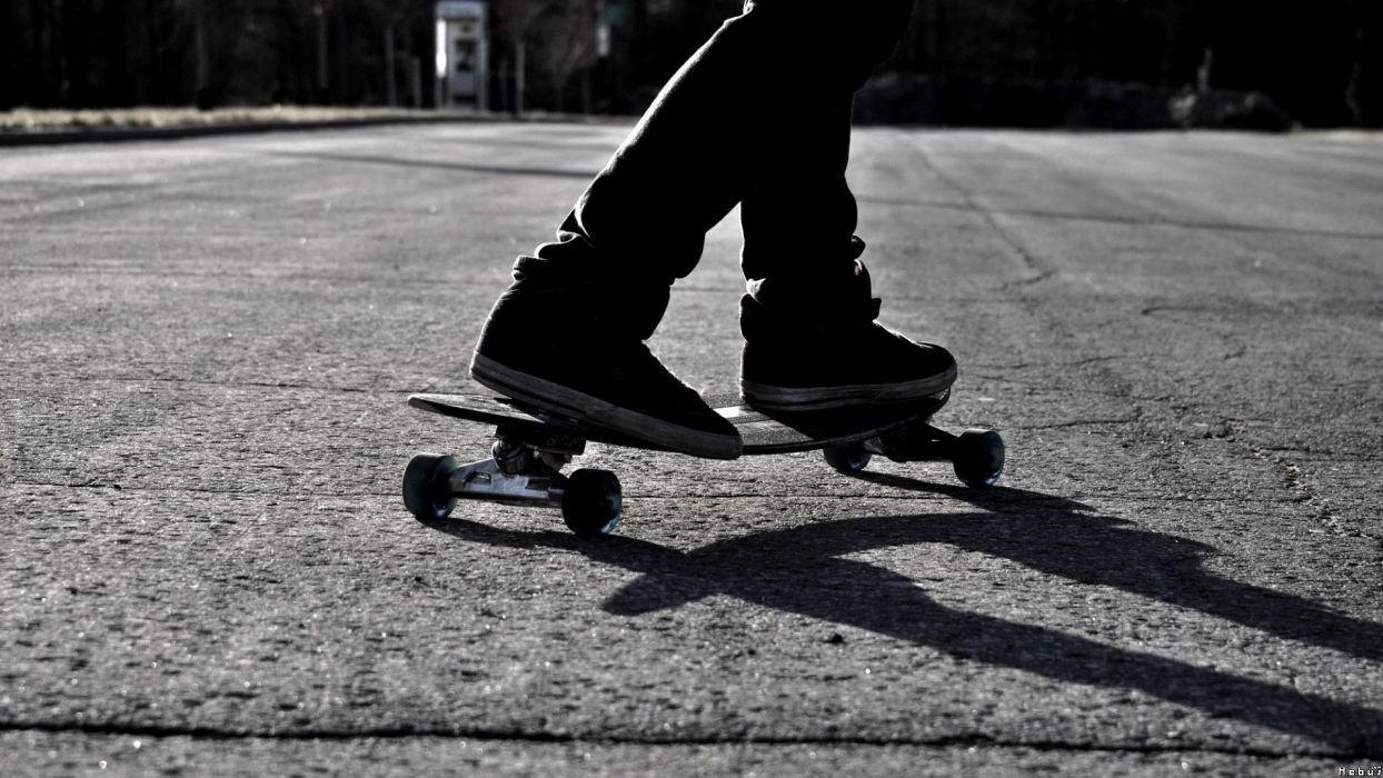 1244x700 Black And White Skateboard Wallpaper - Best Wallpaper Foto In 2019