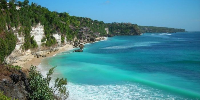 1024x768 Beaches: Bali Java Clouds Beautiful Panorama Island Beach Sky