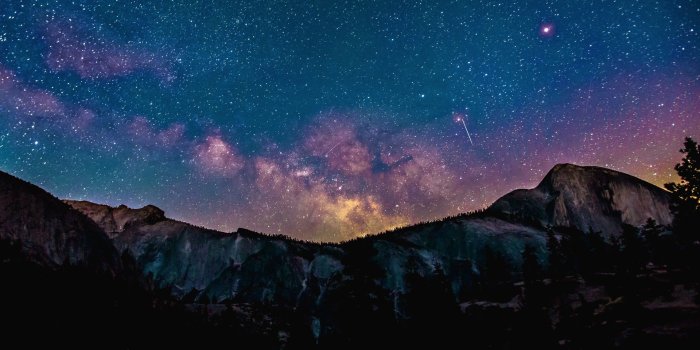 1920x1080 1920x1080 Stars Space Landscape Mountains Laptop Full HD 1080P HD 4k