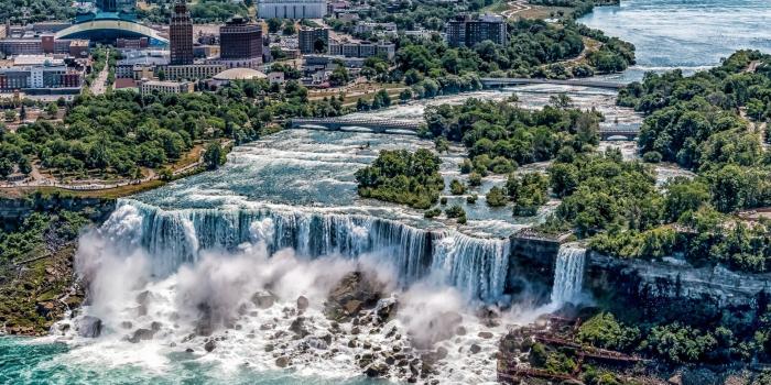 2560x1440 Download 2560x1440 Usa, Niagara Falls, Top View, Nature Wallpapers