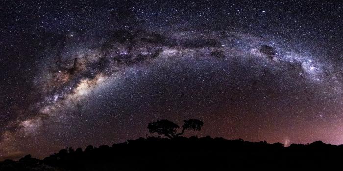 7568x4198 Milky way galaxy from earth wallpaper Gallery