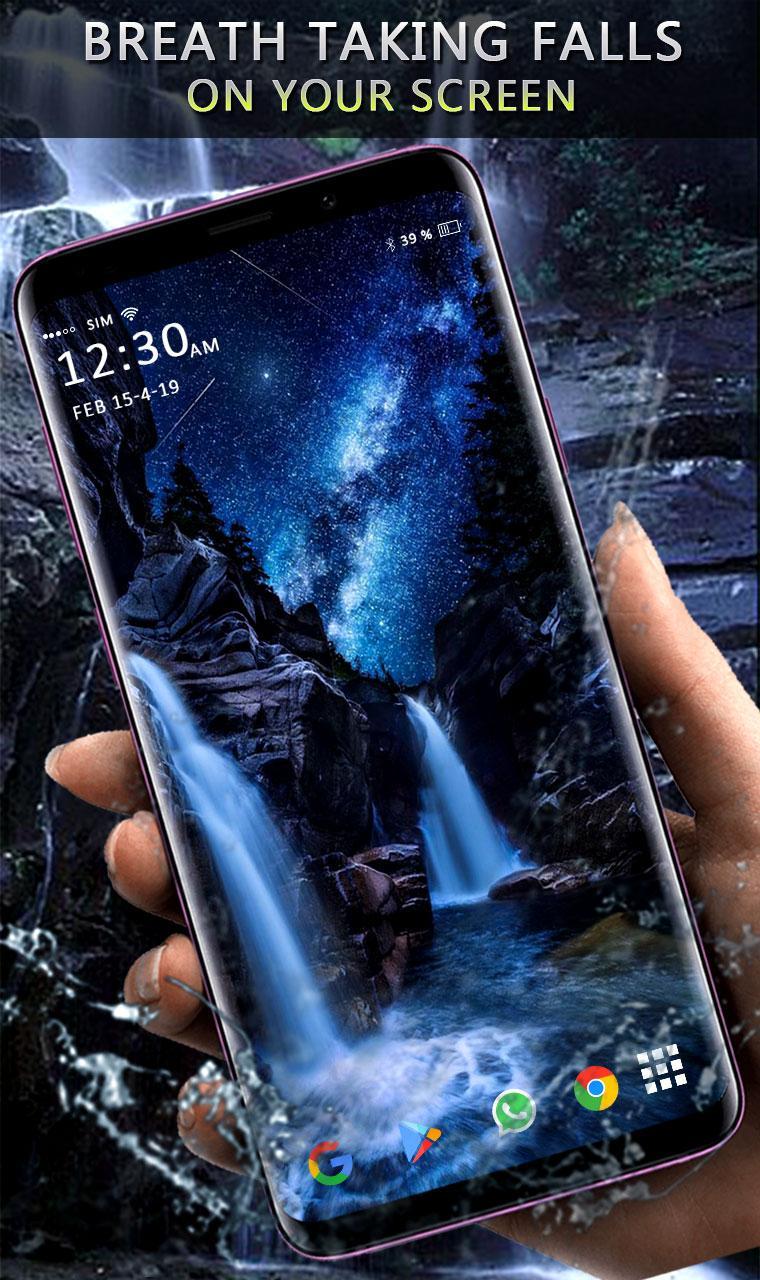 760x1280 Waterfall Live Wallpaper - 3D Moving Backgrounds for Android - APK