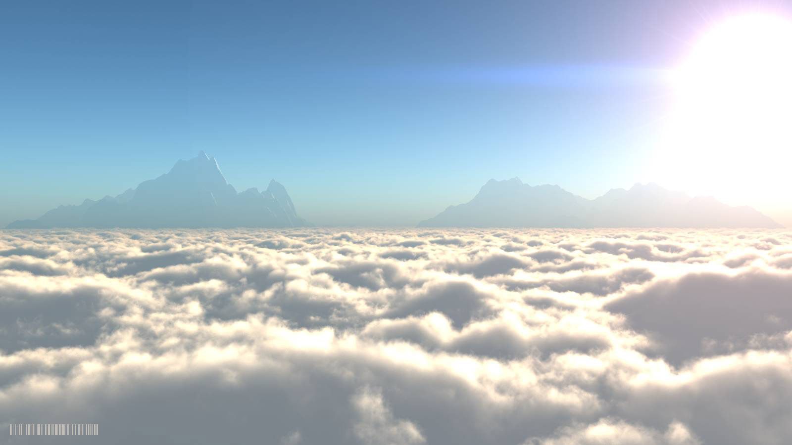 1600x900 Sky Above Clouds Desktop Wallpaper 09019 - Baltana