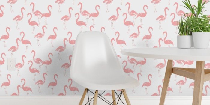 1024x1024 flamingo pastel pink sweet soft girly on Isobar by charlottewinter