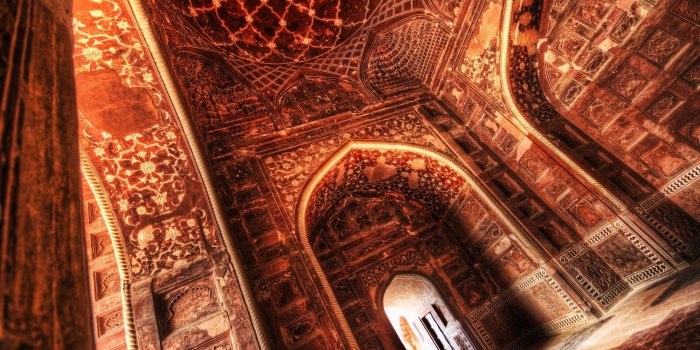 2560x1600 architecture, hall, India, interior, palace, ceiling :: Wallpapers