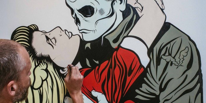 1100x825 Renowned Street Artist D*Face on His New Show 'Happy Never Ending