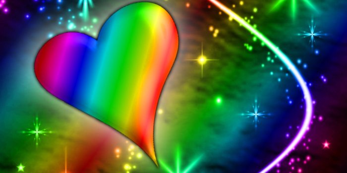 1800x1600 Rainbow Heart Wallpaper - Cool Rainbow Heart Backgrounds (#460440