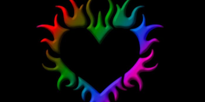 1264x714 55+ Rainbow Heart Wallpapers - Download at WallpaperBro