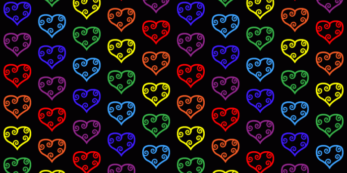 812x1024 Download Rainbow Heart Wallpaper Gallery