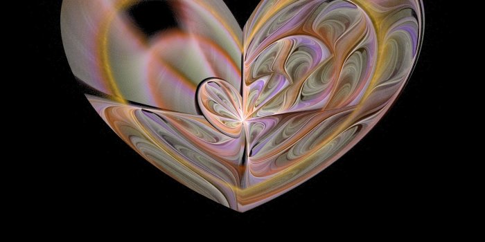 1920x1080 Wallpaper,fractal,rainbow,heart,isolated - free photo from needpix.com