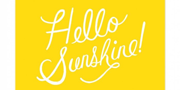 1170x1248 Hello Sunshine Art Print