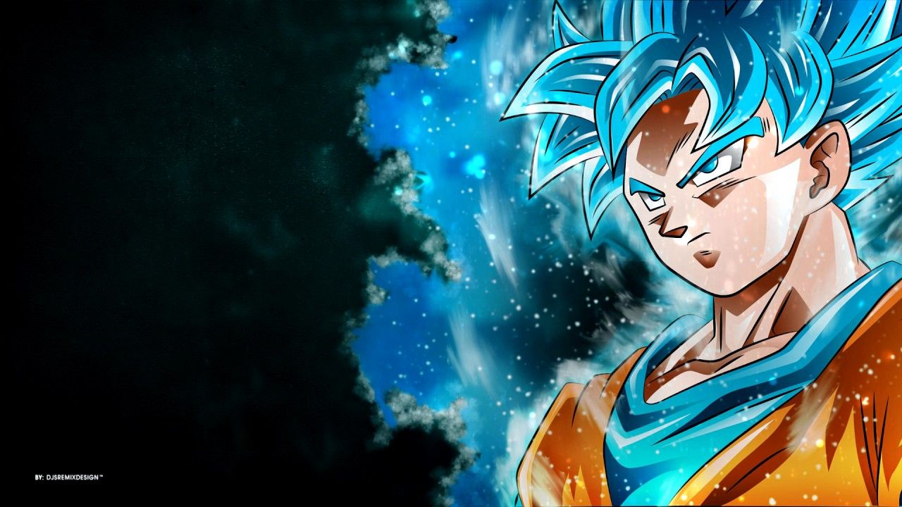 1280x720 Dragon Ball Super - Wallpaper - Goku [ super saiyan blue ]